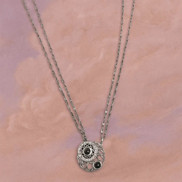 The Eternal Sun & Moon Couple Necklace