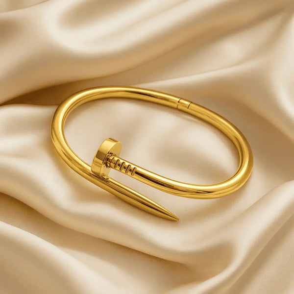 Golden Nail Luxe Bangle