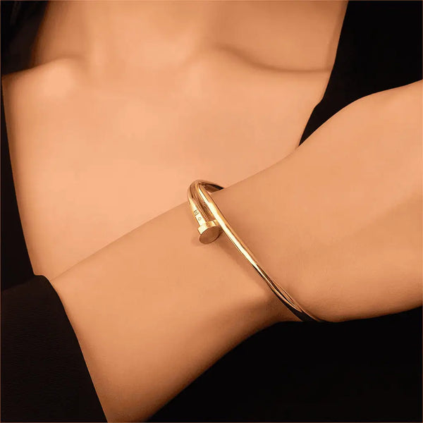 Golden Nail Luxe Bangle