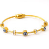 Golden Aura Evil Eye Bracelet