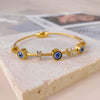 Golden Aura Evil Eye Bracelet