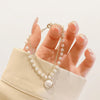 Luna Pearl Charm Bracelet