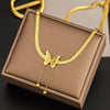 Butterfly Snake Chain Necklace -Waterproof and Anti-Tarnish
