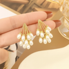 Blossom Pearl Tassel Earrings