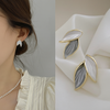 Whispers of Elegance Leaf Studs