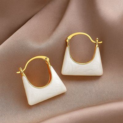 Seoul Chic Bag Hoop Earrings
