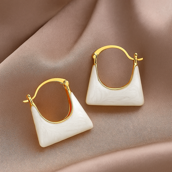 Seoul Chic Bag Hoop Earrings