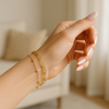 Golden Duo Minimal Chain Bracelet,