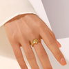 Golden Flower Bunch Ring – Delicate Bloom for Everyday Elegance