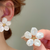 Pearl Petal Bloom Stud Earrings
