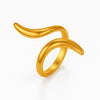 Twist Flow Adjustable Golden Ring