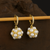 Pearl Cluster Drop Earrings