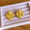 Golden Bloom Studs - anti Tarnish Earrings