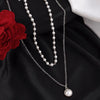 Golden Grace Pearl Layered Necklace