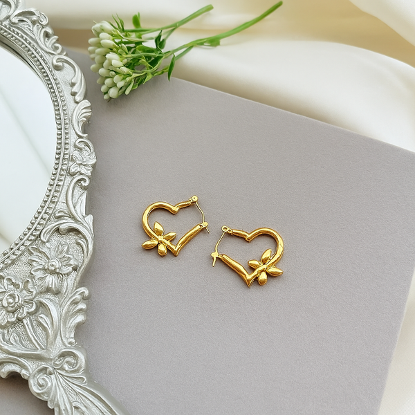 Blooming Heart Hoops