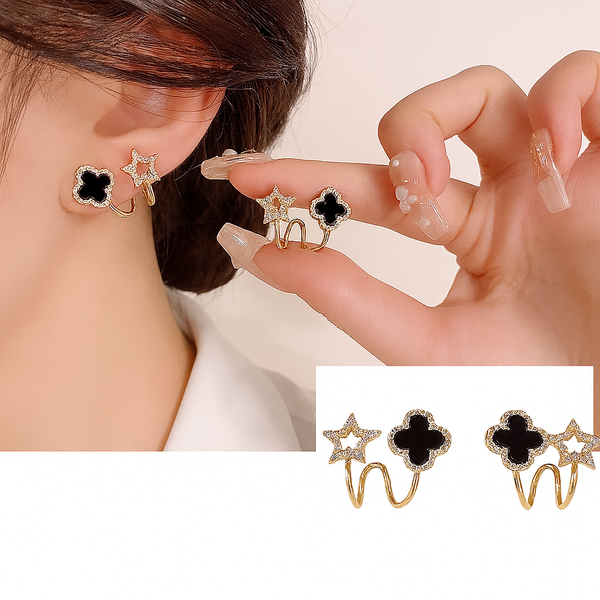Star & Clover Duo Earrings
