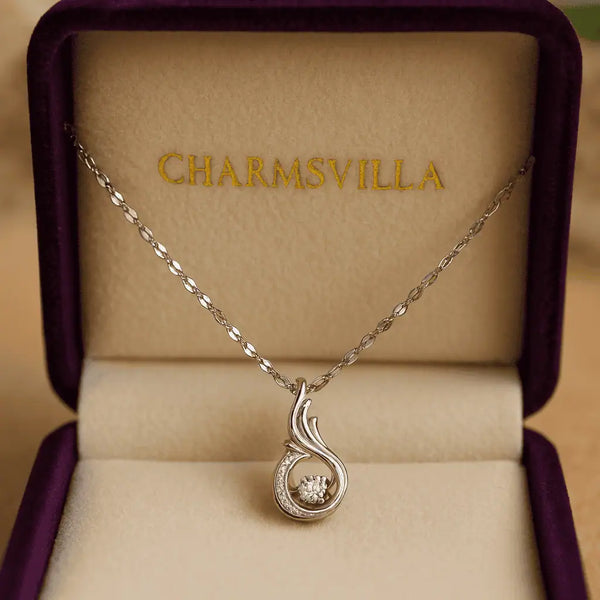 Eternal Flame Pendant Necklace