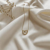 Trendy Open Heart Chain & pendant – Waterproof and Anti-Tarnish