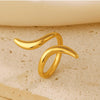 Twist Flow Adjustable Golden Ring