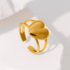 Romantic Heart Adjustable Ring