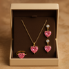 Rosé Heart Elegance Necklace set