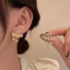 Crystal Petals Bloom Earrings