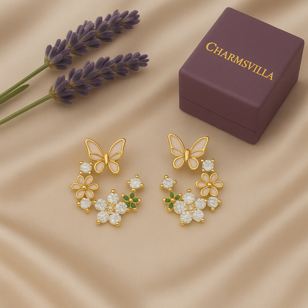 Mini Flutter Bloom Stud Earrings
