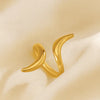 Twist Flow Adjustable Golden Ring