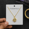 Celestial Orbit Crystal Pendant Necklace -Waterproof and Anti-Tarnish