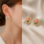 Pearl Lotus Bloom stud Earrings