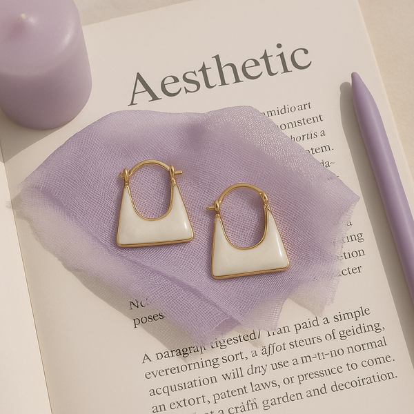 Seoul Chic Bag Hoop Earrings