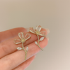 Crystal Petals Bloom Earrings