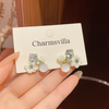 Ivory Garden Glow Studs